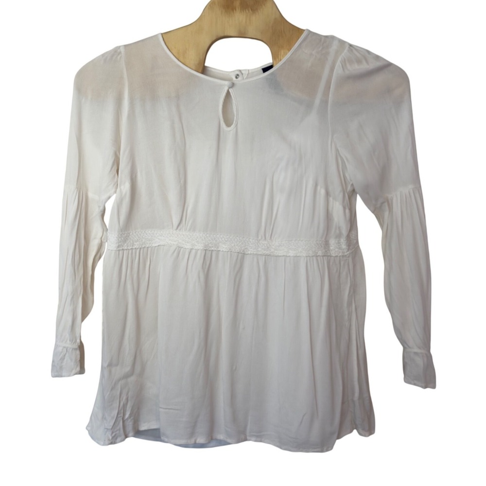 Torrid Women's Outlander White Time Traveler Tunic Size 0X Boho Romantic Peasant